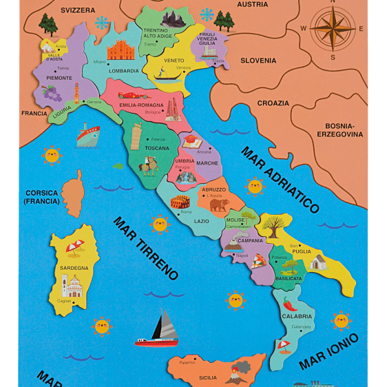 Mappa magnetica dell'italia - IBS