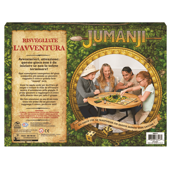 Jumanji edizione classica - JUMANJI, SPINMASTER