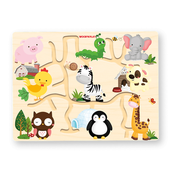 Puzzle circuito - WOOD 'N' PLAY