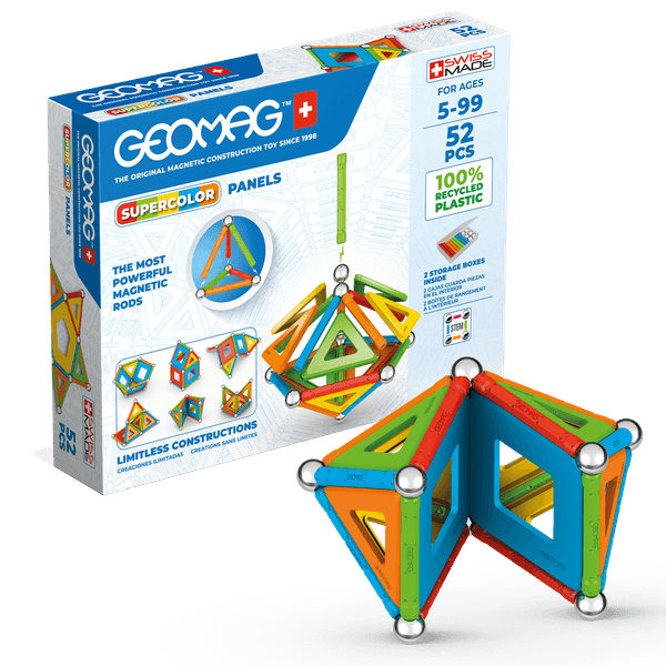 378 geomag supercolor panels recycled 52 pcs - Geomag