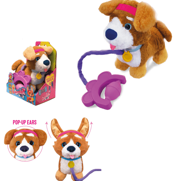 Yuppi - cane con guinzaglio - AMI PLUSH
