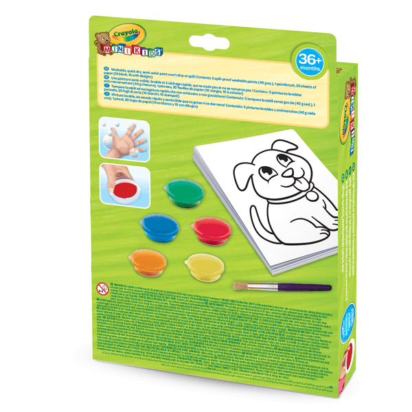 Set tempere lavabili  senza goccia - CRAYOLA