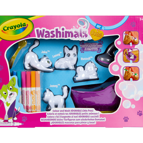 Washimals pets  set attività - CRAYOLA