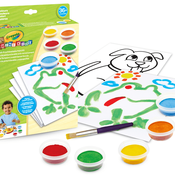 Set tempere lavabili  senza goccia - CRAYOLA