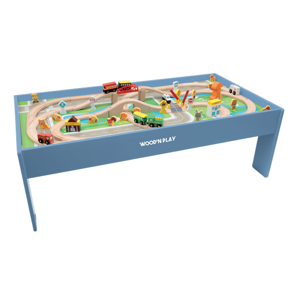 Tavolo gioco con pista treno - WOOD 'N' PLAY