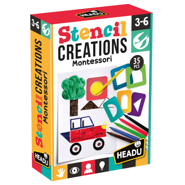 Headu - stencil montessori - HEADU