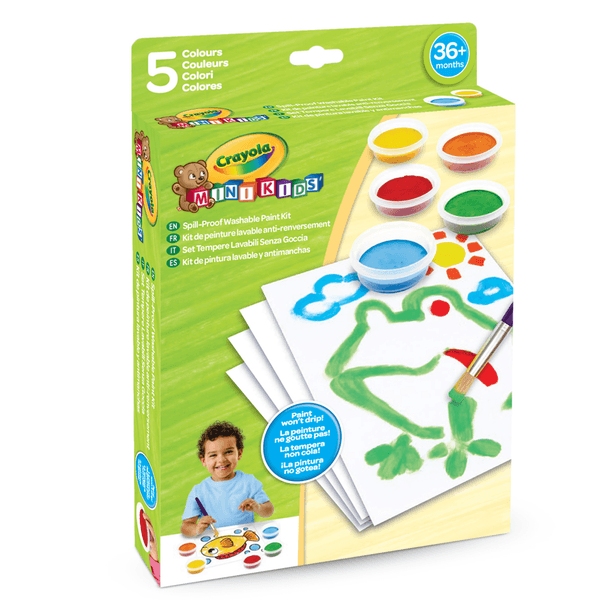 Set tempere lavabili  senza goccia - CRAYOLA