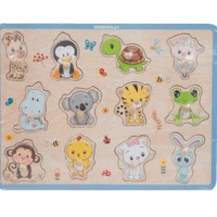 Easy grip puzzle - WOOD 'N' PLAY