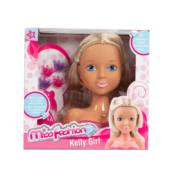 Bambola da pettinare - kelly girl - MISS FASHION
