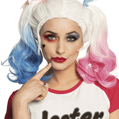 Parrucca harley quinn - accessorio costume - CIAO