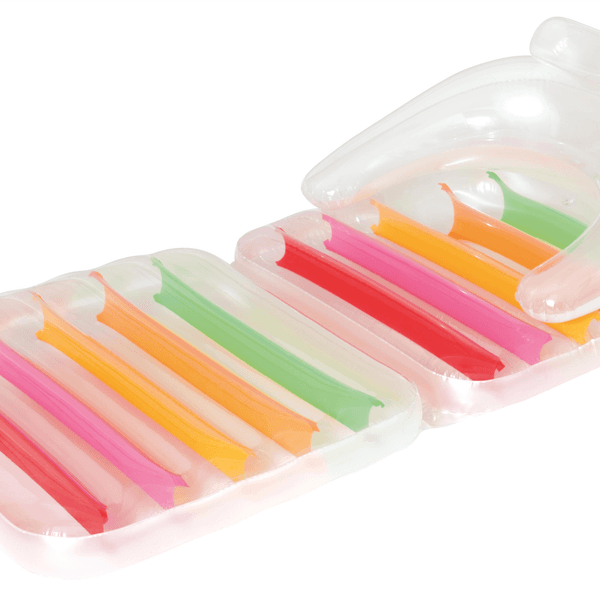 Poltrona materassino pieghevole high fashion folding lounge, cm. 201x89, con schienale - Bestway