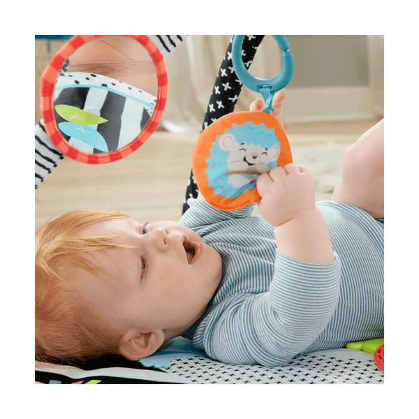 Fisher-price-palestrina luci e suoni degli amici animali 3 in 1, tappetino attività per il gioco a pancia in su o distesi sul pancino, giocattolo per neonati 0+ mesi, hbp41 - FISHER-PRICE