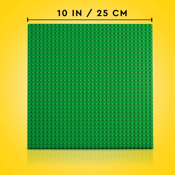 Lego classic 11023 base verde, tavola per costruzioni quadrata con 32x32 bottoncini, piattaforma classica per mattoncini - LEGO CLASSIC, LEGO