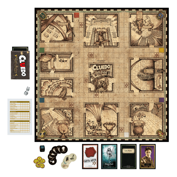 Cluedo harry potter, gioco da tavolo hasbro gaming, per 3-5 giocatori, dagli 8 anni in su - HASBRO GAMING