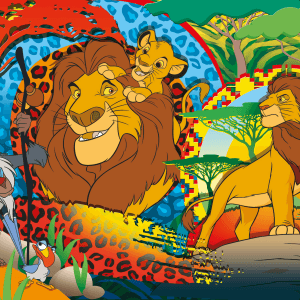 Disney puzzle maxifloor 4 x 48 classic misto - LISCIANI, Disney