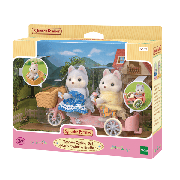 Sylvanian families – tandem con sorella e fratello husky - SYLVANIAN FAMILIES