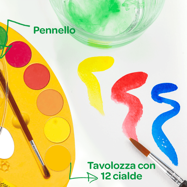 Tavolozza 12 acquerelli - CRAYOLA