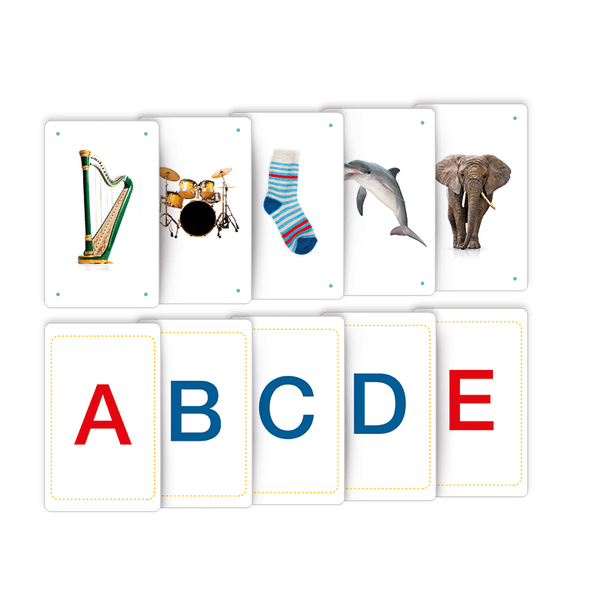 Montessori carte alfabeto tattile - SAPIENTINO