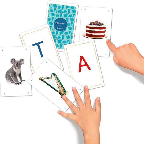 Montessori carte alfabeto tattile - SAPIENTINO