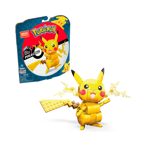 Mega construx - mega construx pokémon elettro da 10 cm con dettagli realistici , giocattolo per bambini 6+ anni, gmd31 - MEGA BLOKS, POKEMON