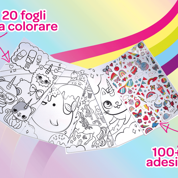 Album set fantasia unicorno - CRAYOLA