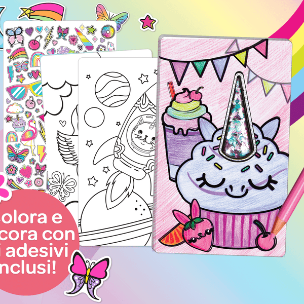 Album set fantasia unicorno - CRAYOLA