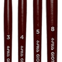 Blister 4 pennelli giotto serie 400 n° 3,4,5,8 - GIOTTO