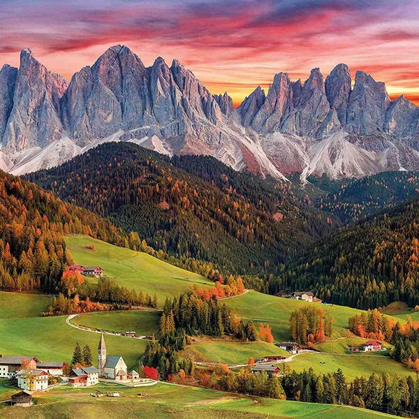 Clementoni puzzle val di funes - 2000 pezzi - CLEMENTONI