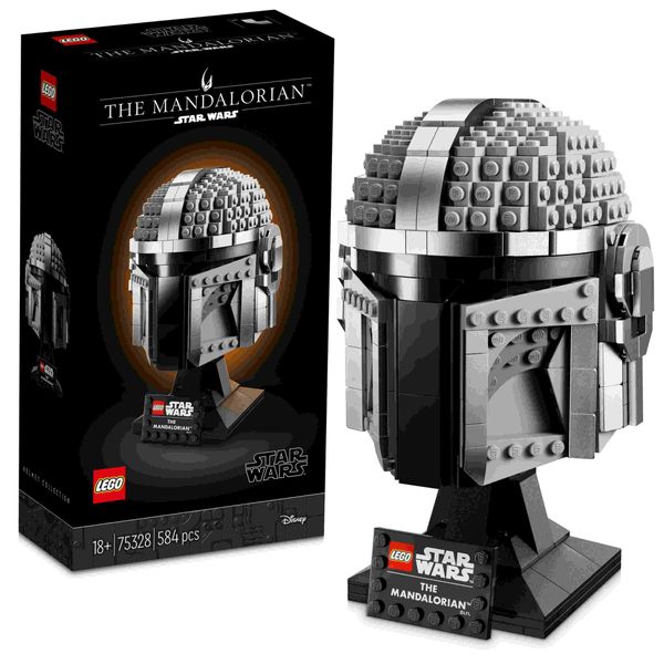Lego star wars 75328 casco del mandaloriano, elmo da collezione, regalo per adulti da esposizione di guerre stellari - LEGO® Star Wars™, Lego, Star Wars