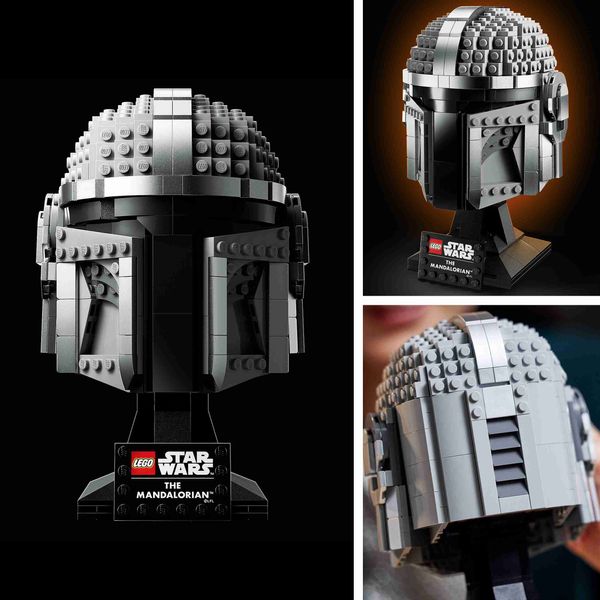 Lego star wars 75328 casco del mandaloriano, elmo da collezione, regalo per adulti da esposizione di guerre stellari - LEGO® Star Wars™, LEGO, Star Wars