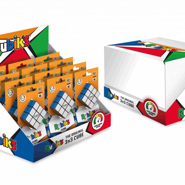 Il cubo di rubik classico 3x3, l'originale, età 8+, rompicapo professionale - RUBIK'S CUBE