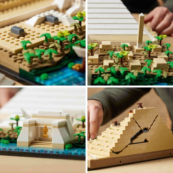 Lego architecture 21058 la grande piramide di giza, set da collezione per adulti, hobby creativi, decorazione per la casa - LEGO ARCHITECTURE, LEGO