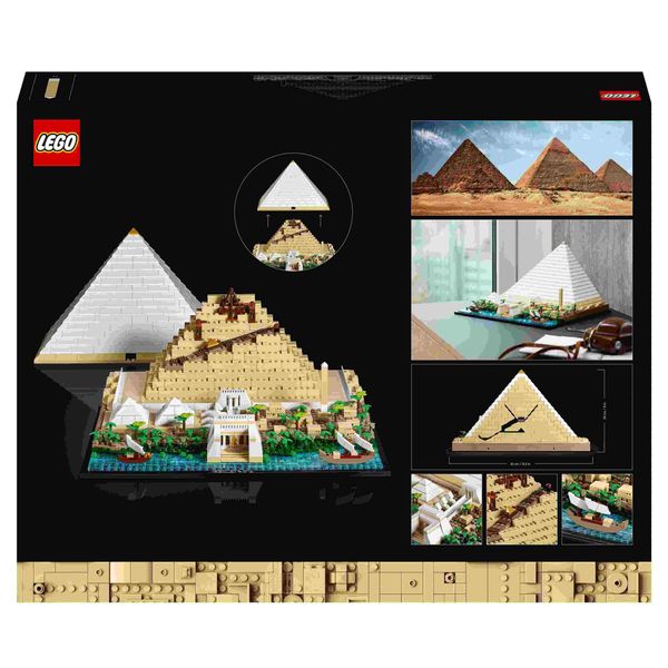 Lego architecture 21058 la grande piramide di giza, set da collezione per adulti, hobby creativi, decorazione per la casa - LEGO ARCHITECTURE, LEGO