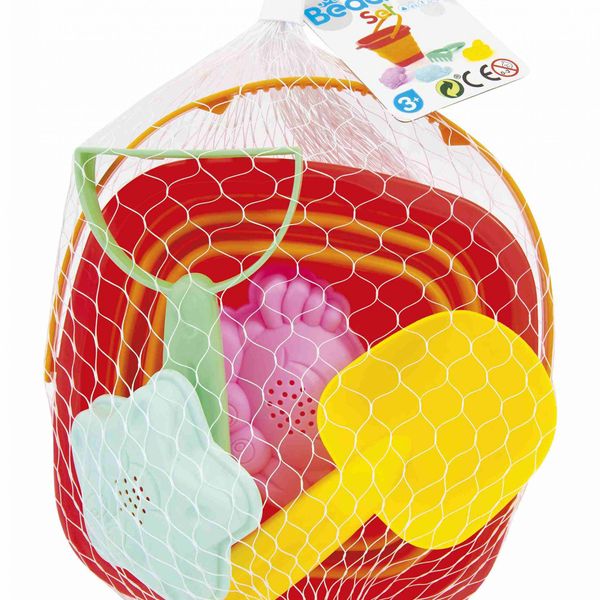 Secchiello pieghevole con accessori - SUN & SPORT