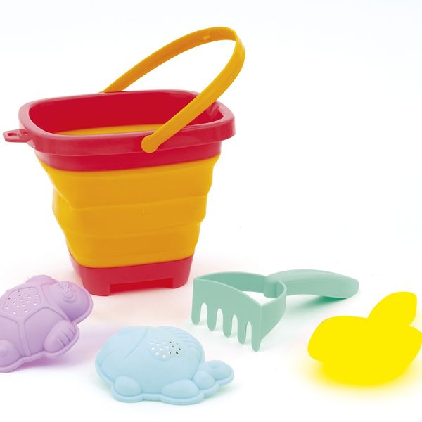 Secchiello pieghevole con accessori - SUN & SPORT