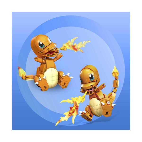 Mega construx - pokémon charmander personaggio da costruzione, giocattolo per bambini 7+ anni - MEGA BLOKS