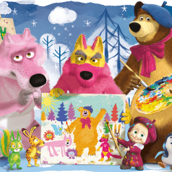 Masha puzzle maxifloor 60 b - LISCIANI, MASHA