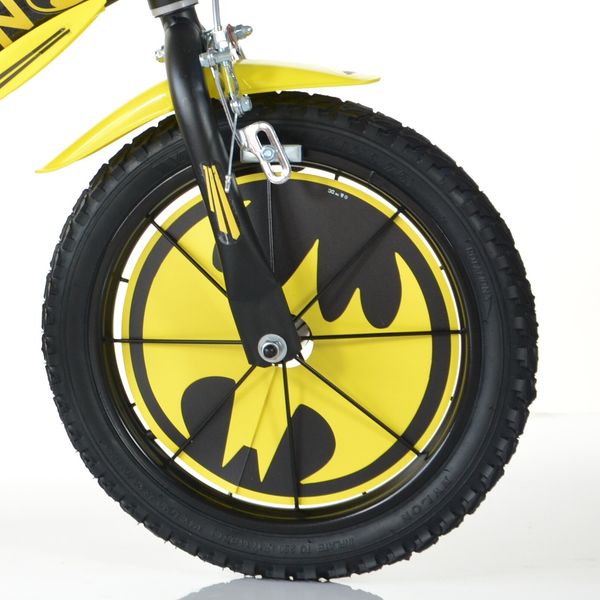 Bicicletta da bambino batman ruota 16 pollici con rotelle, freno e scudo anteriore - adatta a 8 -12 anni - ideale per imparare a pedalare in autonomia con massima sicurezza - BATMAN, DC COMICS