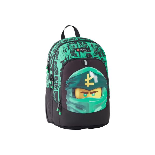 Zaino scuola round lego® ninjago® verde - 