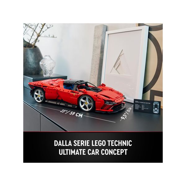 Lego technic 42143 ferrari daytona sp3, modellino auto da costruire supercar scala 1:8, set collezione adulti, idea regalo - LEGO TECHNIC, LEGO