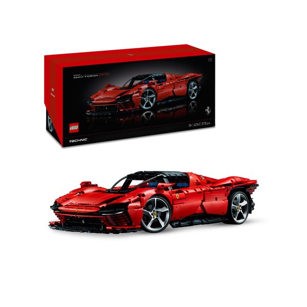 Lego technic 42143 ferrari daytona sp3, modellino auto da costruire supercar scala 1:8, set collezione adulti, idea regalo - LEGO TECHNIC, Lego
