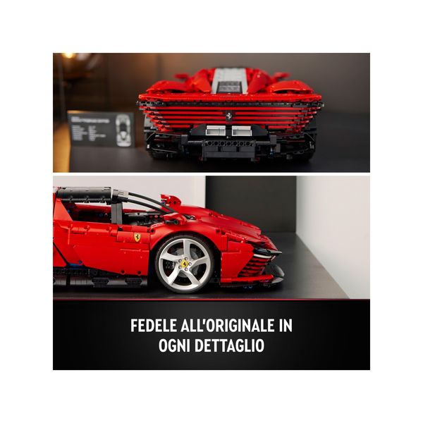 Lego technic 42143 ferrari daytona sp3, modellino auto da costruire supercar scala 1:8, set collezione adulti, idea regalo - LEGO TECHNIC, LEGO