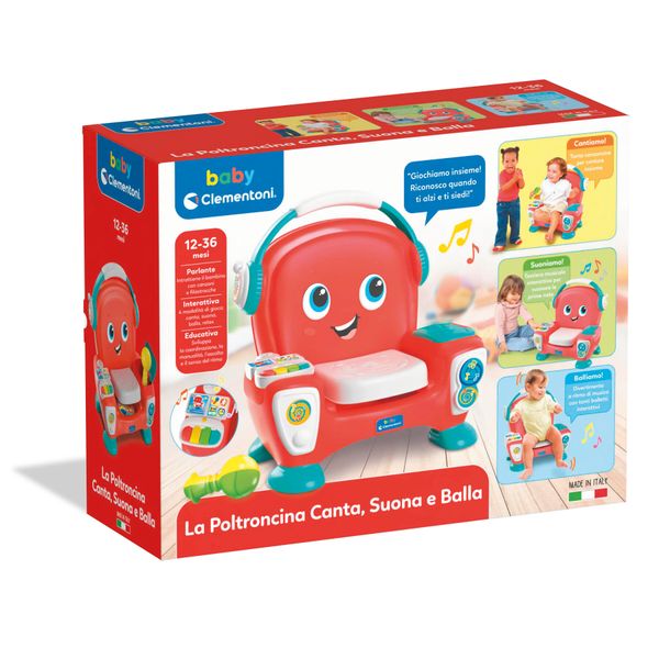 Baby clementoni - 17754 - poltroncina canta, suona e balla - BABY CLEMENTONI