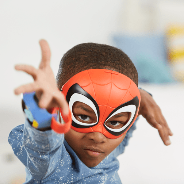 Hasbro marvel spidey e i suoi fantastici amici, mega iron man, action figure giocattolo super hero per età prescolare, per bambini e bambine dai 3 anni in su - SPIDEY, MARVEL
