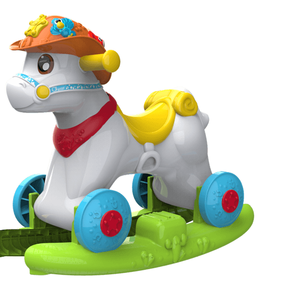 Cavalcabile baby rodeo & friends, made in italy, 1 - 3 anni - Chicco