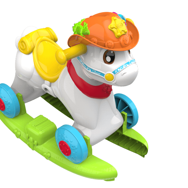 Cavalcabile baby rodeo & friends, made in italy, 1 - 3 anni - Chicco