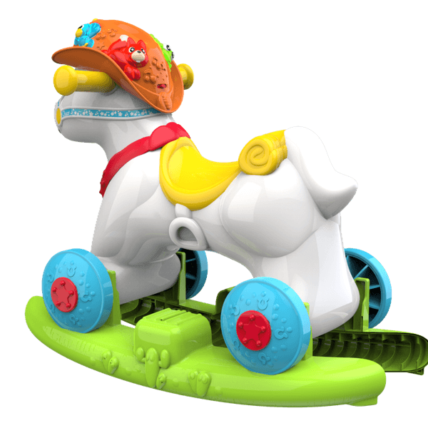 Cavalcabile baby rodeo & friends, made in italy, 1 - 3 anni - Chicco