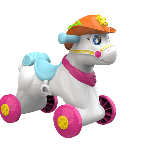 Cavalcabile miss baby rodeo & friends, made in italy, 1 - 3 anni - Chicco