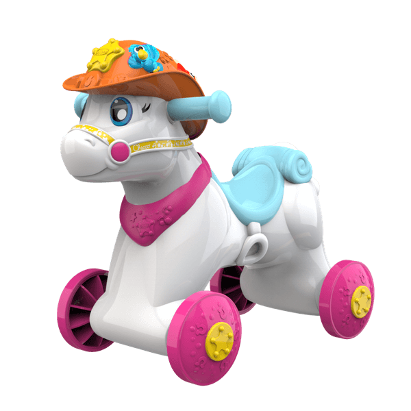Cavalcabile miss baby rodeo & friends, made in italy, 1 - 3 anni - Chicco