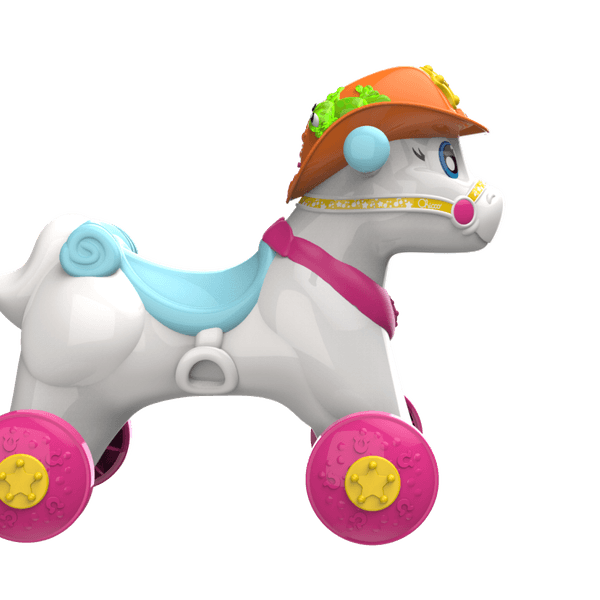 Cavalcabile miss baby rodeo & friends, made in italy, 1 - 3 anni - Chicco